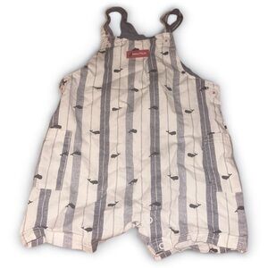 Nautica Baby Overalls with Whale Print